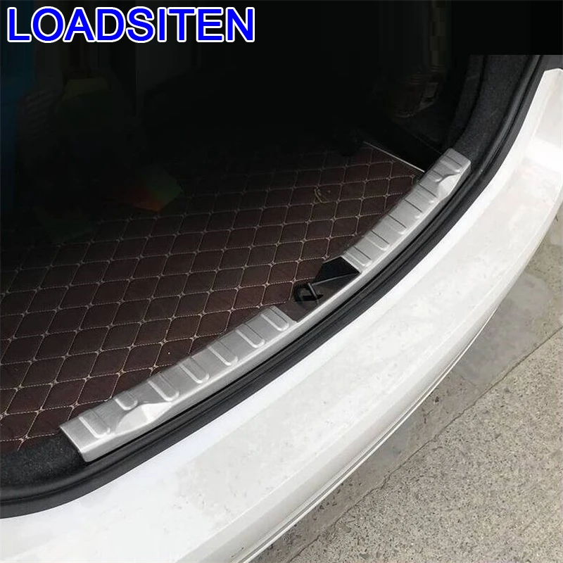 Chromium Auto Trunk Rear Panels Foot Pedal Grille Exterior Mouldings Protecter Car Styling 13 14 15 16 17 18 19 FOR BMW 3 series |