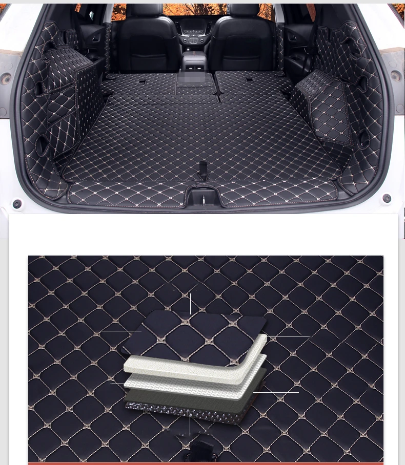 Trunk pad tail box pad full enclosure modification Interior decoration car AccessoriesFor Chevrolet Equinox