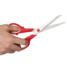 Ciseaux multifonctionnels, poignée en plastique, ciseaux de ménage, papeterie artistique pour étudiants, bureau, école, ciseaux de coupe de papier