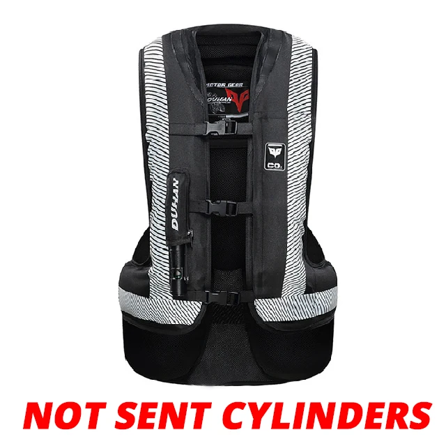 DUHAN мотоциклетная подушка безопасности Moto rcycle Vest Advanced Air Bag system Защитное снаряжение Светоотражающая мотоциклетная подушка безопасности Moto Vest - Цвет: Not sent cylinders-B