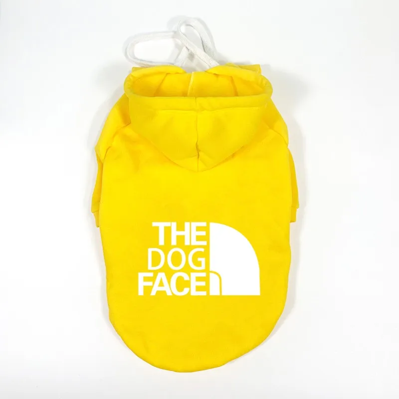 Теплая толстовка с кулиской для собак Зимний новый свитер уличного спорта