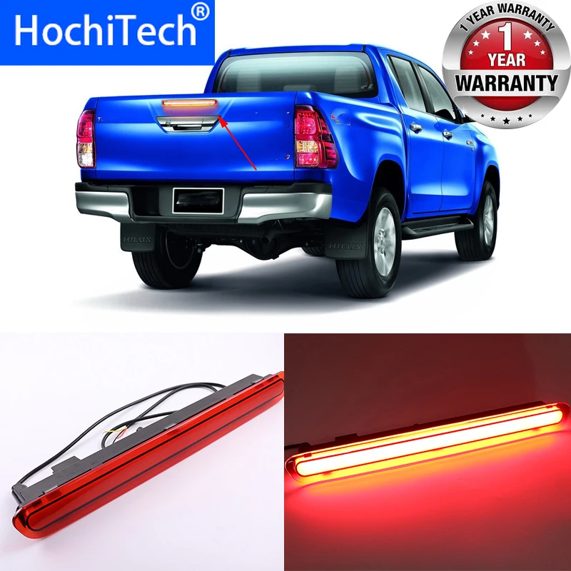 Светодиодный задний задние тормозные огни световые сигнальные лампы для Toyota Hilux Vigo Revo светодиодные задние фары и стробоскоп свет