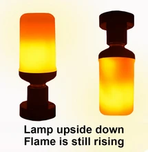 

E27 B22 LED Flame Bulb Lamp 9W AC85-265V Yellow/Blue 4 Modes Fire Light LED Flame Effect Bulb for Home Garden Home Decoration