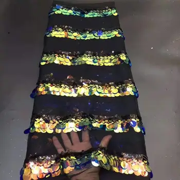 

Shiny sequins Nigerian lace French mesh African lace sequins embroidery Nigerian lace is an evening dress wedding dress skirt