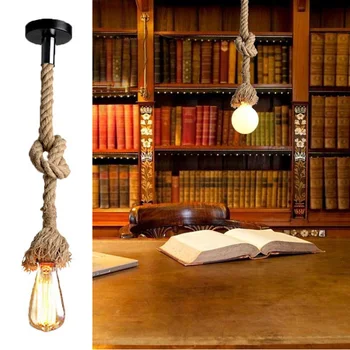 

1pc Hemp rope Wires Restaurants Bars Shops Store Vintage Retro Braided