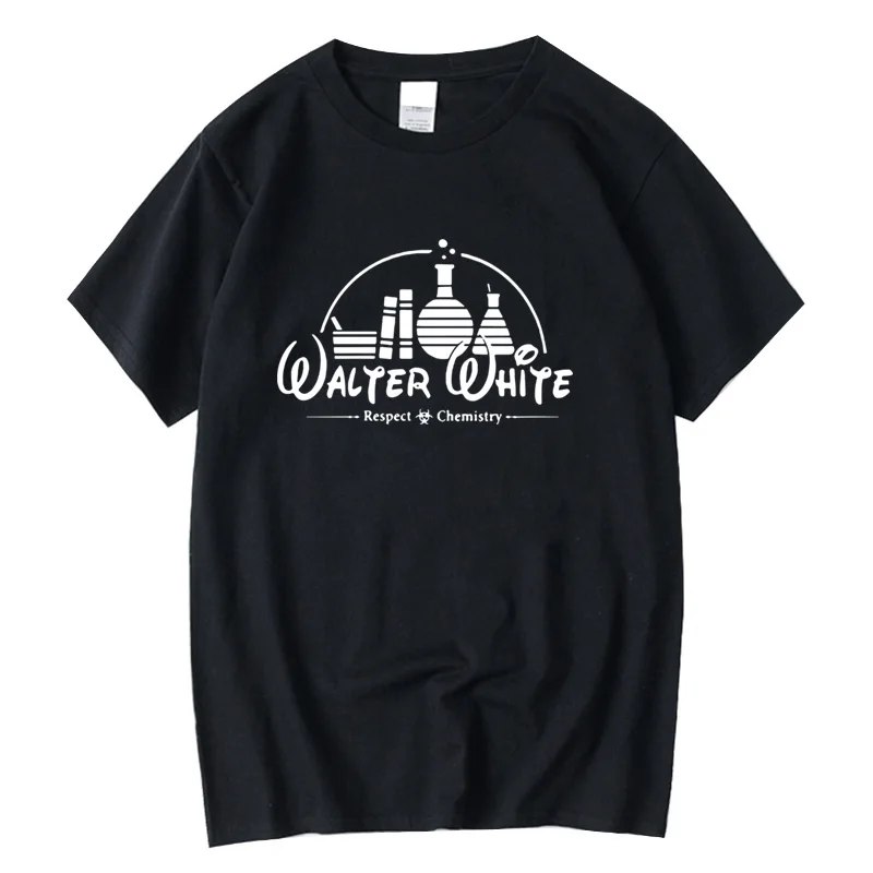 XIN YI Men's T-shirt high quality 100% cotton walter white Printing Men t shirt Fashion Short-sleeve tshirt tops | Мужская одежда