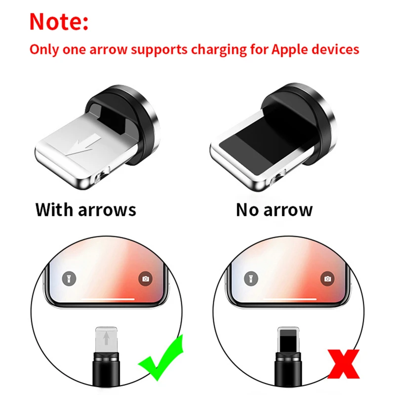 Магнитный usb-кабель для быстрой зарядки для Iphone TYPE-C, Micro USB, Android, IOS, линия передачи данных для Xiaomi Redmi, samsung, магнитный шнур