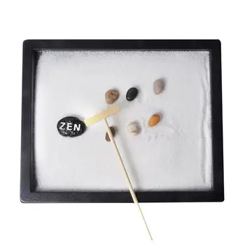 

1 Set Zen Garden Novel Durable Rake Meditation Rock Office Home
