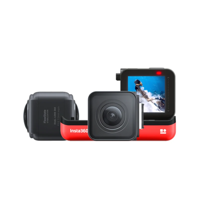 Спортивная Экшн камера Insta360 ONE R Twin Edition 5 7 K 360 1 дюйм Leica 4K широкоугольный