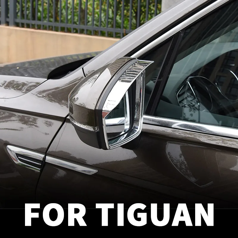 Для зеркала заднего вида Volkswagen Tiguan mk2 2016 2017 2018 2019 2020 защита от дождя