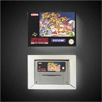 

Pocky & Rocky - EUR Version Action Game Card with Retail Box