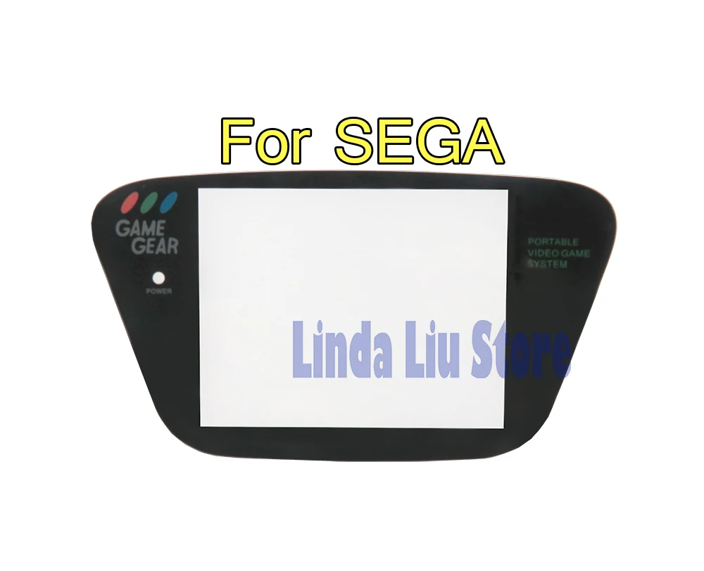 Пластиковая запасная крышка объектива для sega Game gear black GG Game gear Console