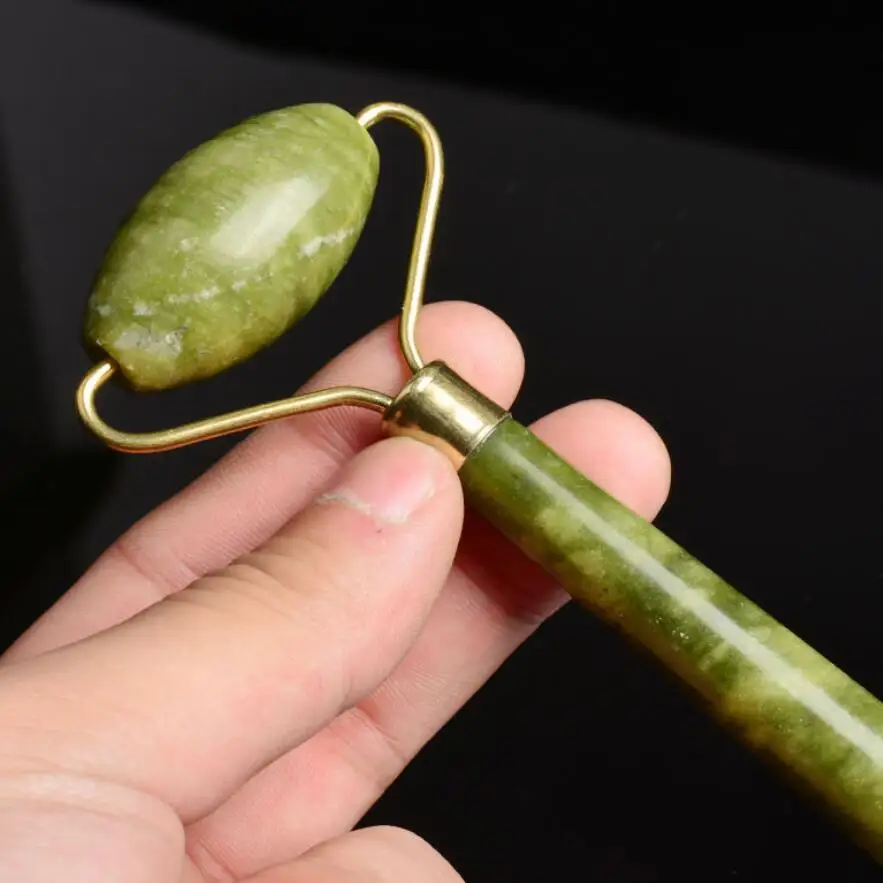 

Jade Roller Beauty Skin Care Tool Massager For Face Natural Jade Facial Relaxation Undefined Gua Sha Slimming Soin Visage