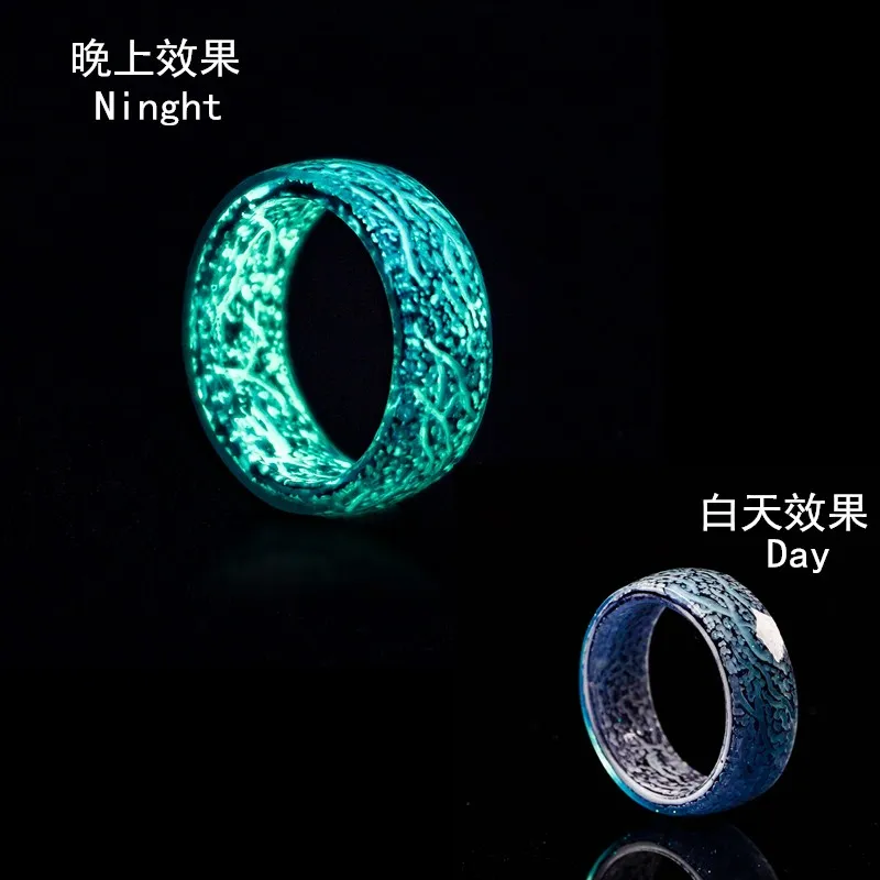 Женские кольца креативное смоляное светящееся кольцо модный Джокер классная