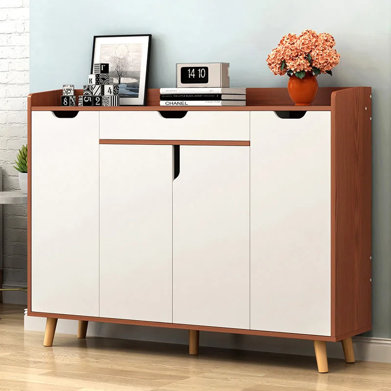 

Open-Multi-functional Minimalist Modern Hall Cabinet Economical Entrance Cabinet Simplicity Assembled Shoe Cabinet Storage Cabin