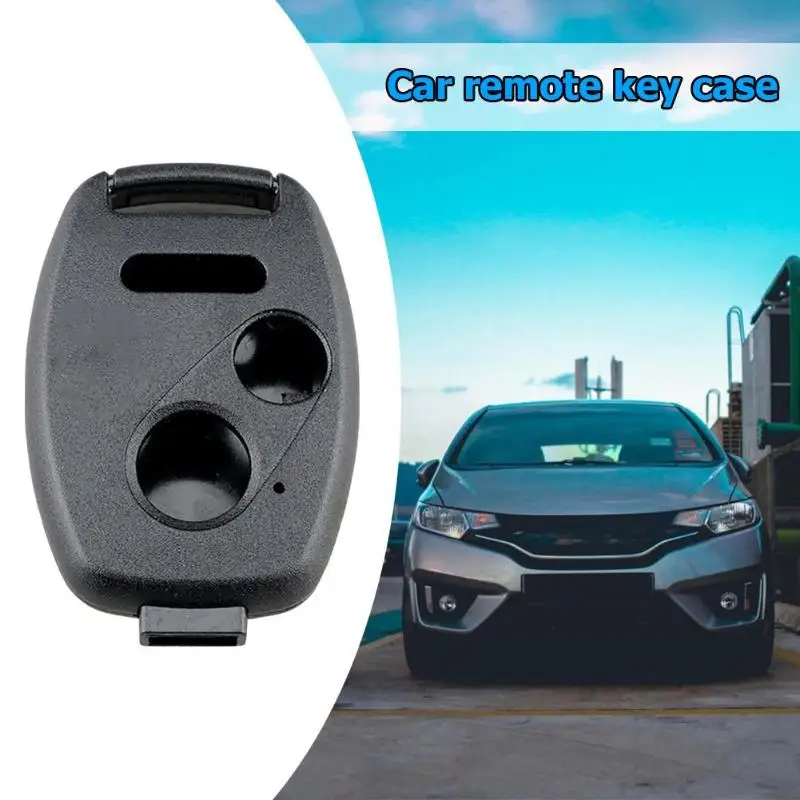 3/4 Buttons Replacement Car Remote Key Fob Shell Case ABS Easy Installation for Accord Crosstour Civic Black 51X36X13mm | Автомобили и