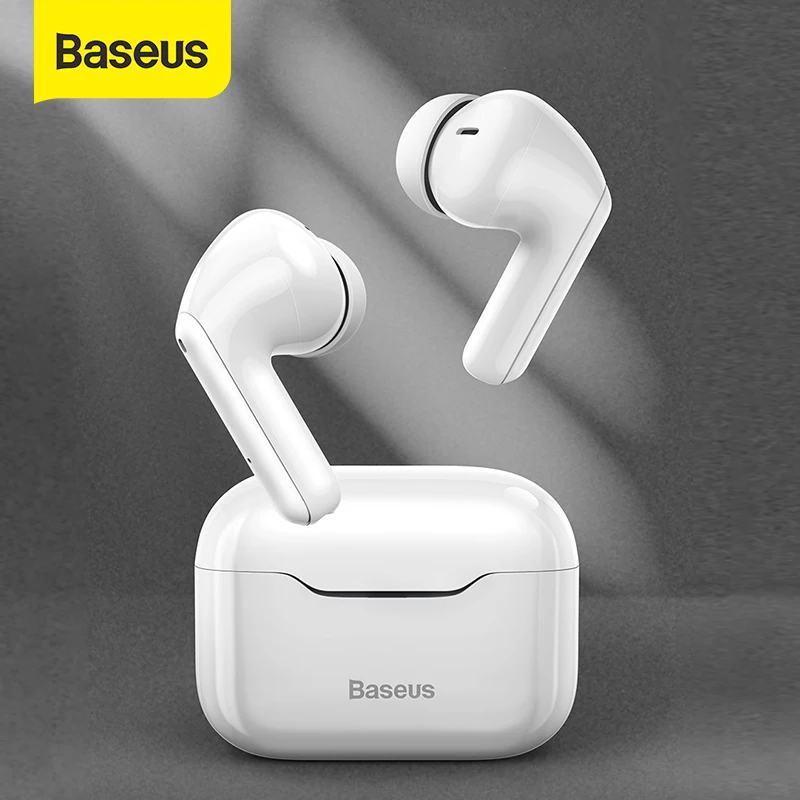 Baseus TWS ANC Wireless Bluetooth 5.1 Earphone Active Noise Cancelling Hi-Fi Audio Earphones Touch Control Gaming Earbuds