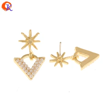 

Cordial Design 50Pcs 13*22MM Jewelry Accessories/Earring Findings/Imitation Pearl/Hand Made/DIY Making/Fashion Earrings Stud