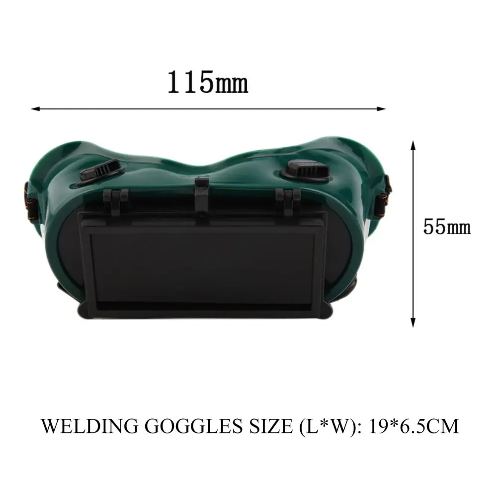 Protective Welding Goggles with Flip Up Glasses Lenses Cutting Grinding Welding Eye Protector Labour Working Safety Eyewear