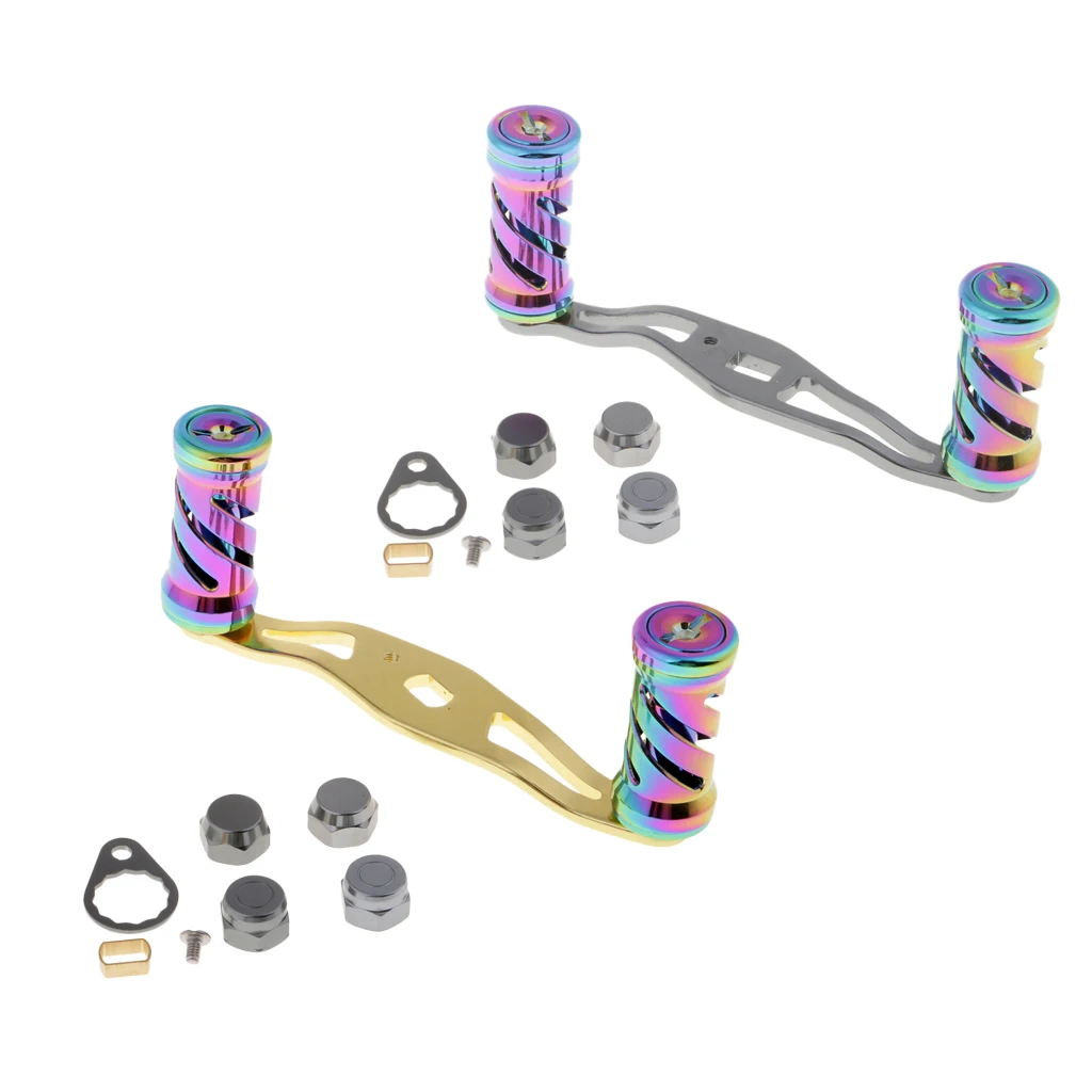

Ultralight Carbon Fiber Baitcasting Fishing Reel Handle with Colorful Knob