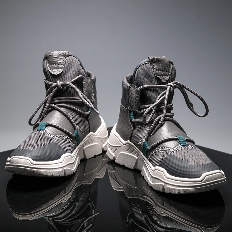 Times/Новая мужская обувь в римском стиле; повседневная обувь с высокой талией для мужчин; износостойкая Молодежная модная мужская обувь на