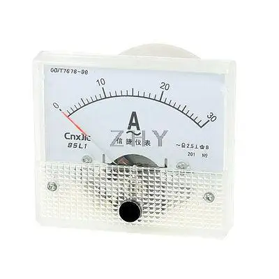

Screw Mounted Analog AC 0-30A Scale Range Ampere Ammeter Panel Meter