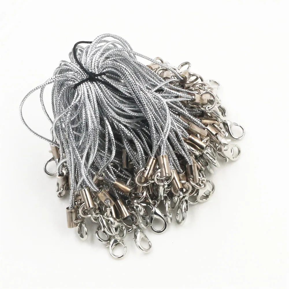 100 шт. веревочные брелоки крючки для мобильных телефонов|Ювелирная фурнитура и