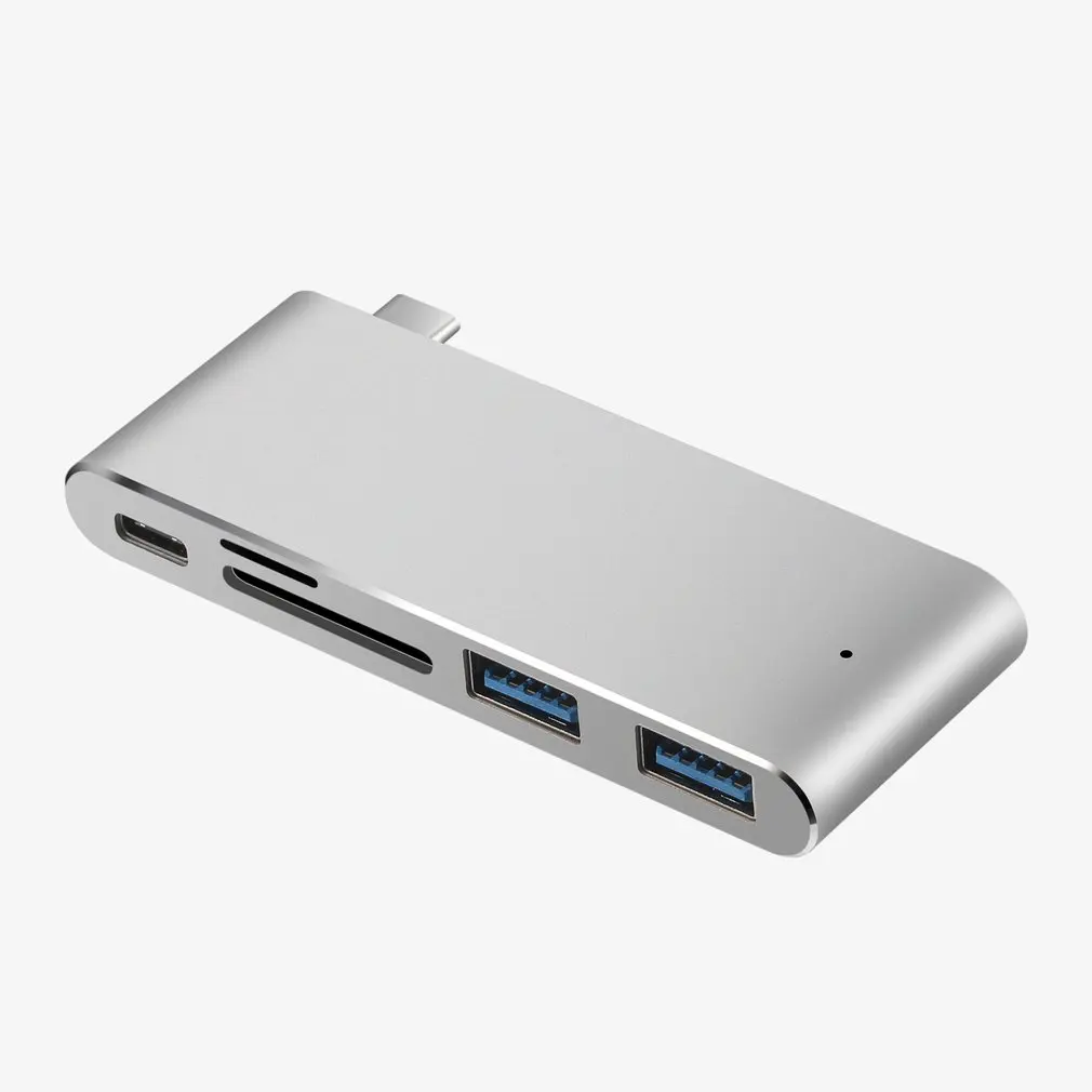 USB-C 3,1 концентратор PD-power с безопасным цифровым/TF кардридером для Apple для Macbook ноутбука высокопроизводительный ультратонкий портативный