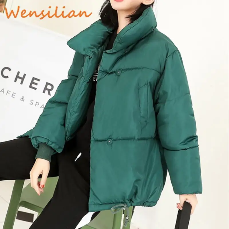 Winter Jacket Women Parkas Mujer Fashion Coat Loose Collar Jacket Women Autumn Parka Warm Casual Clothes Plus Size Overcoat
