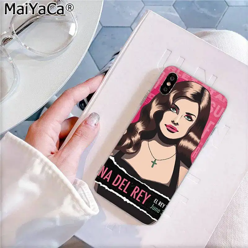 MaiYaCa Сексуальная Певица модель Лана Дель Рей Мона Лиза DIY красивый чехол для телефона для Apple iphone 11 pro 8 7 66S Plus X XS MAX 5S SE XR - Цвет: A8
