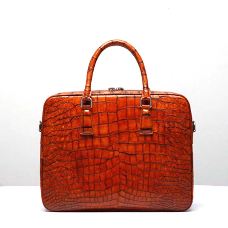 Рисунок 4 - Мужская сумка из натуральной крокодиловой кожи ourui