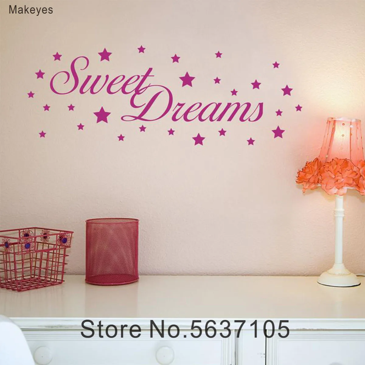 Наклейки на стену Makeyes Sweet Dreams стены для дома и искусства виниловые наклейки