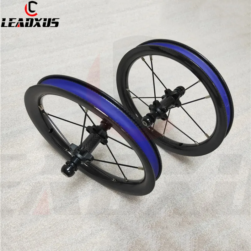 LEADXUS скользящий велосипед углеродная колесная 12 дюймов прямой подшипник BMX детский балансный велосипед колеса 85 мм 95 мм BMX