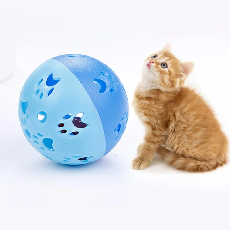 Оригинальные игрушки для мяч для котов, колокольчик, игрушка, Жевательная погремушка, царапина, пластиковый шар, интерактивная игра, обучающие игрушки для кошек, товары для домашних животных