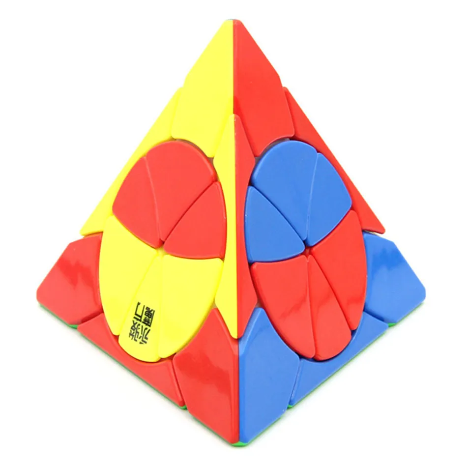 YongJun neo 3x3 Flower pyramid 3Layers Speed Cube Magic Cube Puzzle Cubo Magico Profissional Multicolor Childrenfor Toys Gift