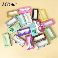 Wholesale 10/20/50/100Pcs Fluffy Fake Eyelashes 25MM Mink Lashes Packaging Boxes Magnetic Thick 5D Eyelash Case Bulk Makeup 2