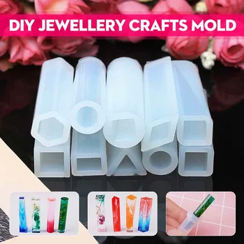 

3D Silicone Mold Epoxy Resin Dried Flower Resin DIY Craft Decorations Crystal Pendulum Molds Pendant Jewelry Making Mold Tools