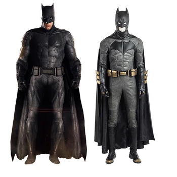 

DC Super Hero Justice League Batman Costume Cosplay Halloween Party Custom Full Set