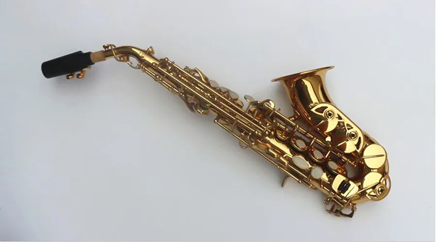 Сопрано саксофон том BB изогнутый сопрано sax из Bcreated музыкальный инструмент саксофон Sax для детей и чехол