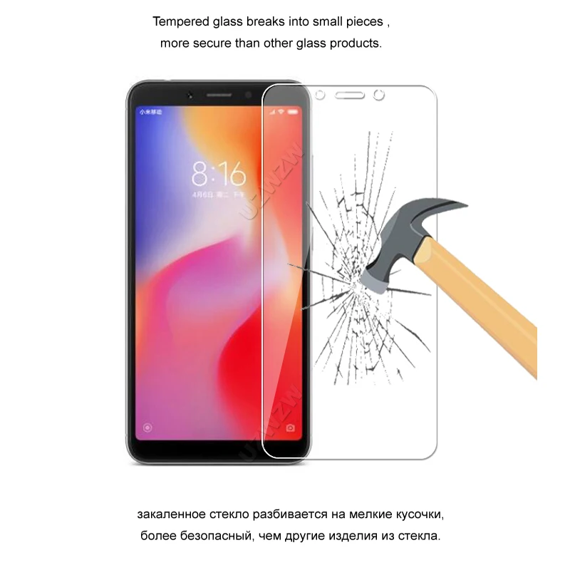 Для Xiaomi Redmi 6 Премиум 2.5D 0 26 мм Закаленное стекло протектор экрана для Redmi6 защитное