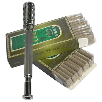 

Hot natural mugwort smoke moxa roll stick 7x118mm 30pieces/pack 2packs/lot Gift 1pcs moxa device