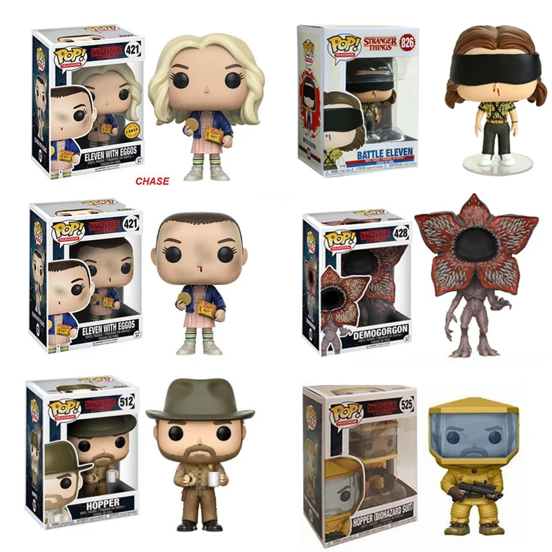 Funko pop странные вещи Eleven фигурка игрушки Стив Дастин Хоппер Фигурки Коллекционная