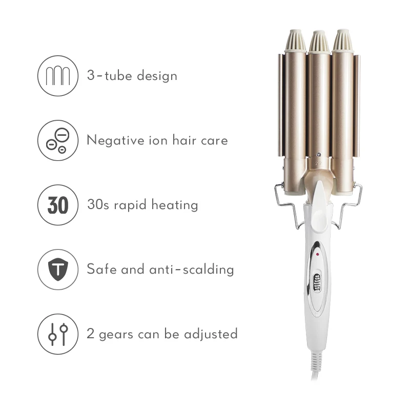 Kemei профессиональный уход за волосами Инструменты для укладки щипцы завивки