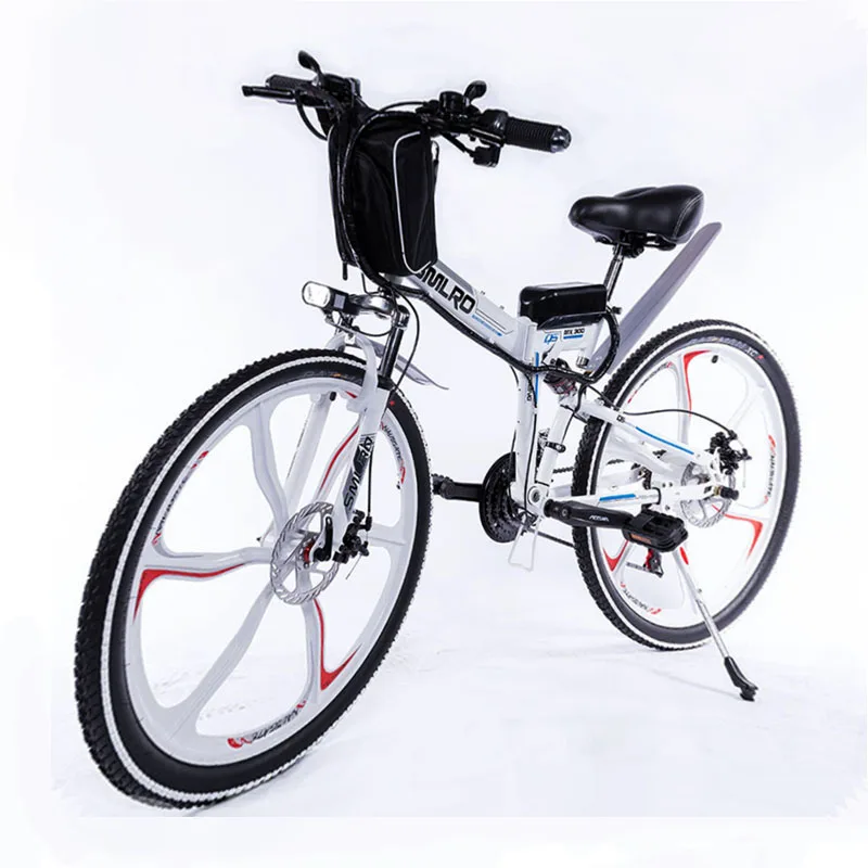 Электрический велосипед 21-speed 26 дюймов Ebike 350 Вт 48 в электрический велосипед Горный складной велосипед внедорожный Ebike