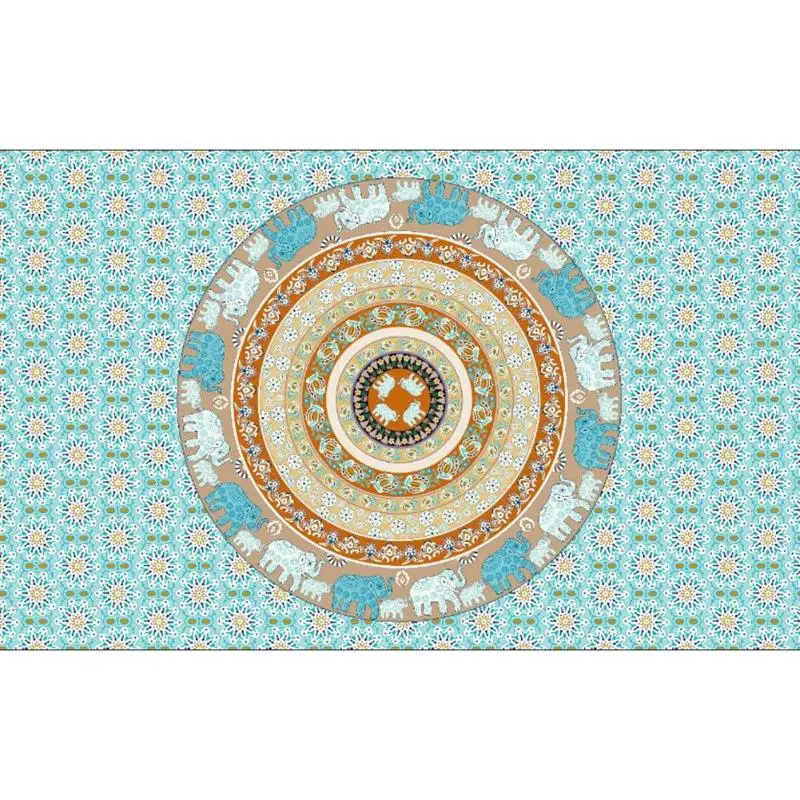 Mandala08 L Гобелен Мандала, полиэстер, Настенный Ковер, простая текстура и ретро внешний вид, нежное одеяло, коврик для йоги, домашние скатерти - Цвет: Mandala08 L