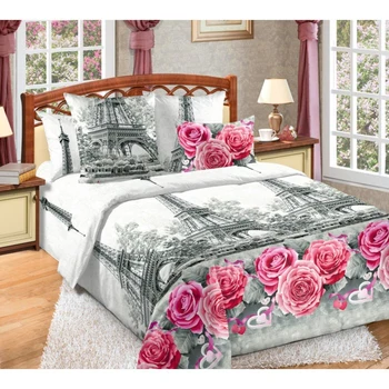 

Bed linen 2sp Nostalgie 175x215 cm, 195x220 cm, 70x70 2pcs coarse calico 125g / m hl100%