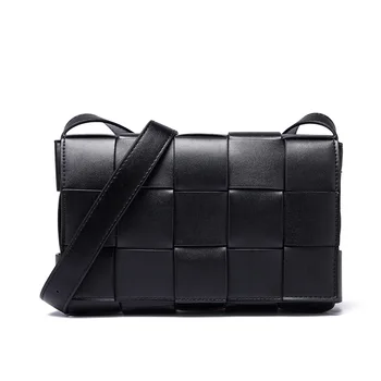 

Messenger Bag Female Bag 2020 New Korean Fashion All-match Woven Bag Shoulder Bag Fashion Small Square Bag Designer Bag