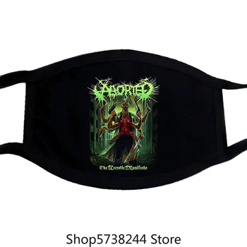 

Aborted Necrotic Manifesto Mask S M L Xl Death Metal Mask Officl Mask Washable Reusable Mask with