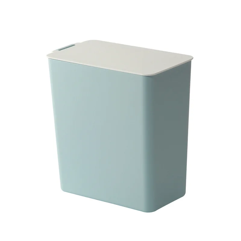 Мини небольшой для мусора на столе банка с крышкой бытовые журнальный столик для гостиной для офиса, квадратный милый творческий корзина с откидной крышкой