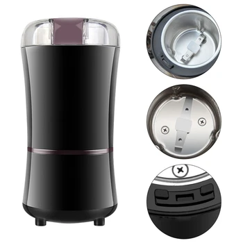

Hot Mini Electric Coffee Grinder 400W Beans Spices Nut Seed Coffee Bean Grind Salt Pepper Grinder Molinillo Cafe Kitchen tool